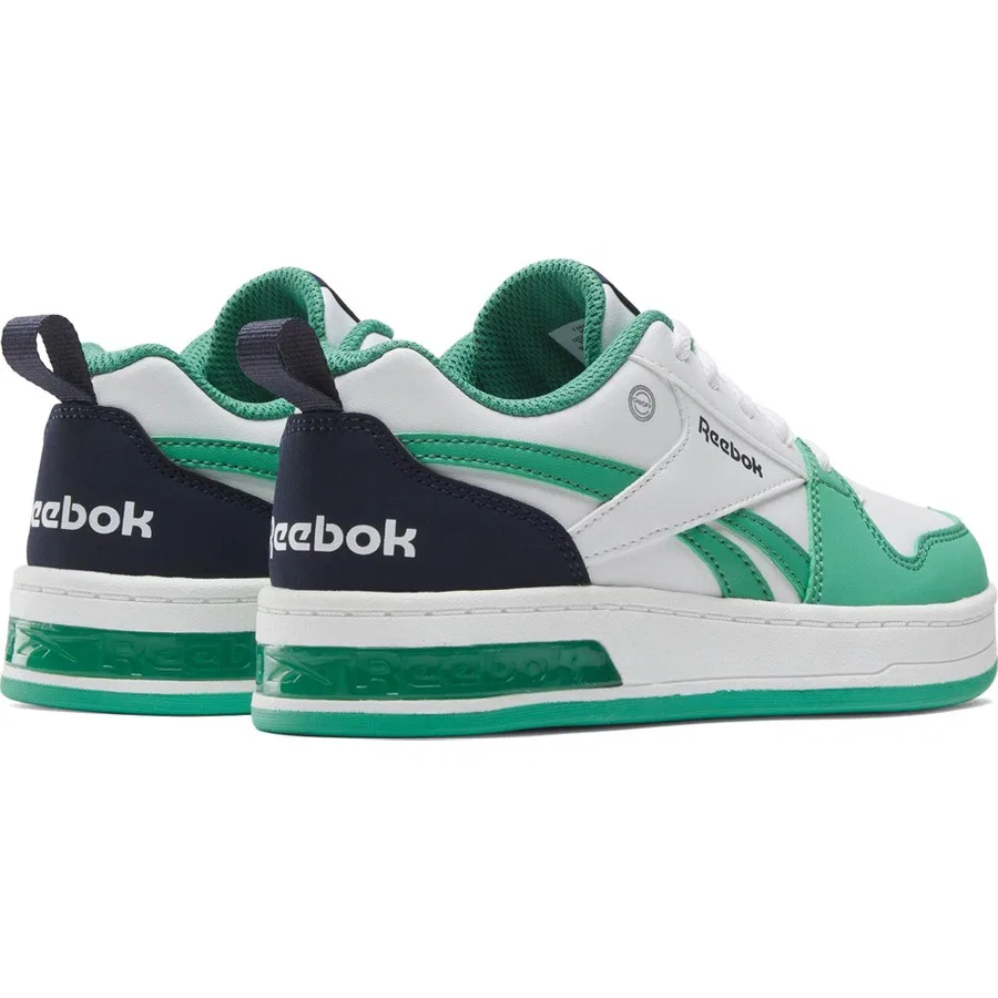 Кроссовки детские с белым цветом Reebok Royal Prime Step N, Бело-зеленый — фото 3