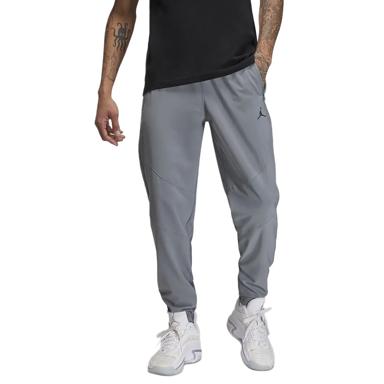 Мужские спортивные штаны Dri FIT Woven Jordan, Smoke Gray — фото 4