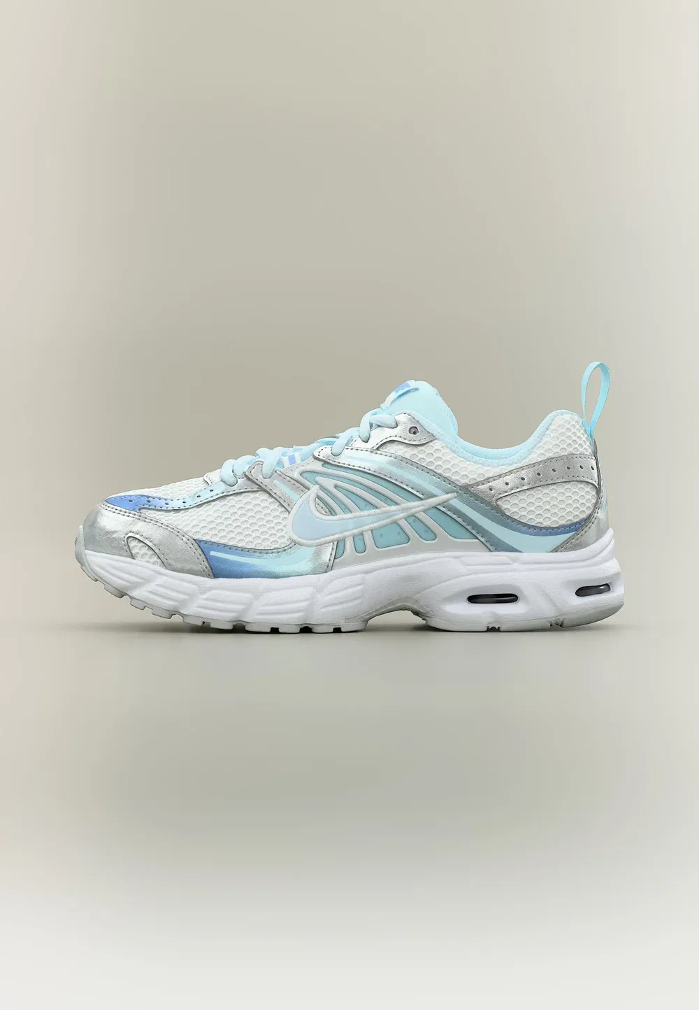 Кроссовки Air Max Moto Lace унисекс Nike Sportswear, Summit White/Glacier Blue/Football Blue/Metallic Silver-Coloured/Pure Platinum-Coloured