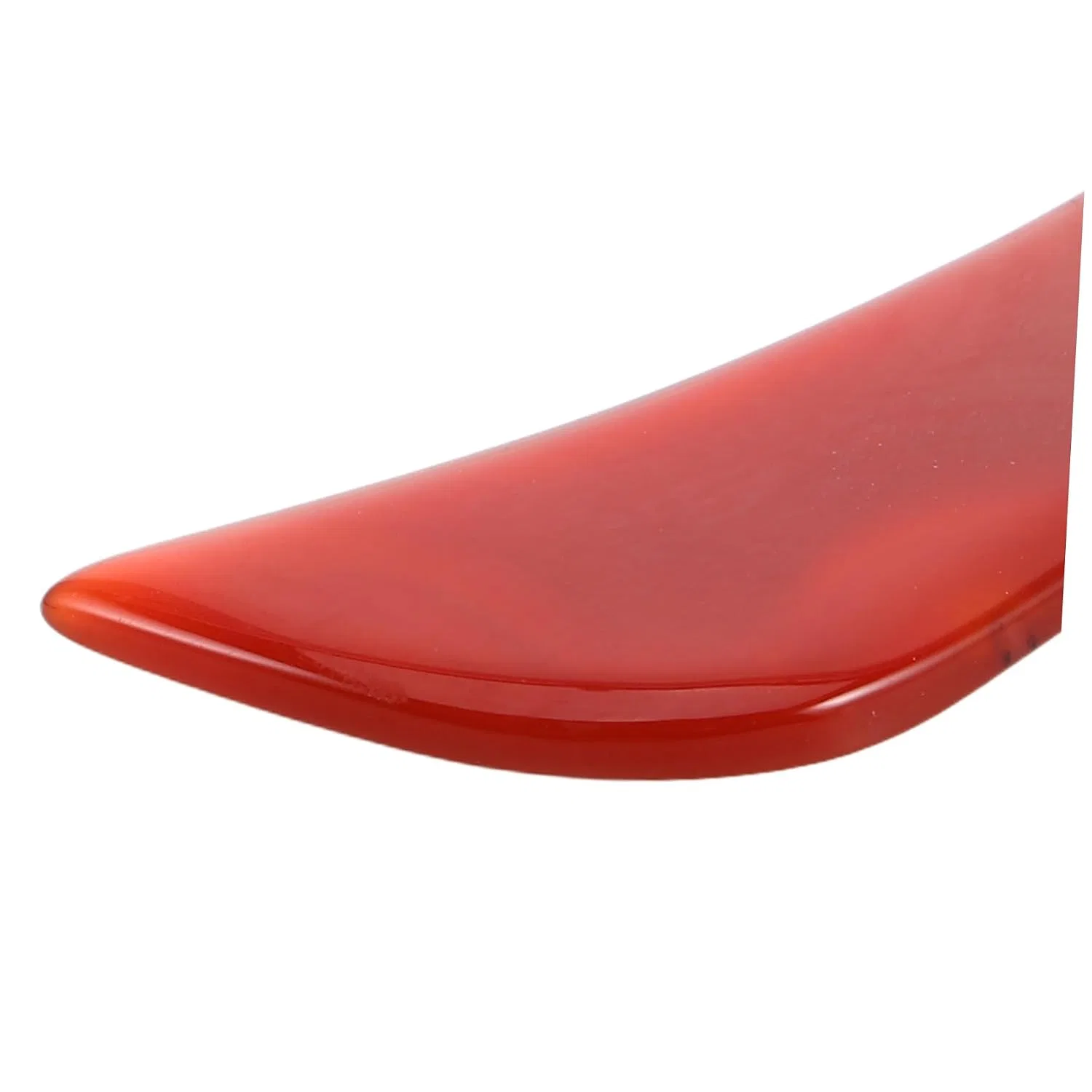 Gua Sha Face Tool, Red Agate, Healvian, 21.7 g, Darkred — фото 3