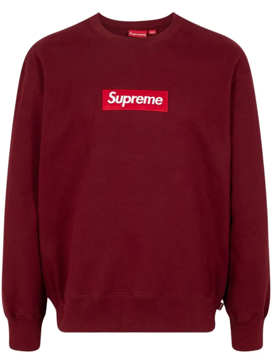 Свитшот с логотипом коробки Supreme, красный