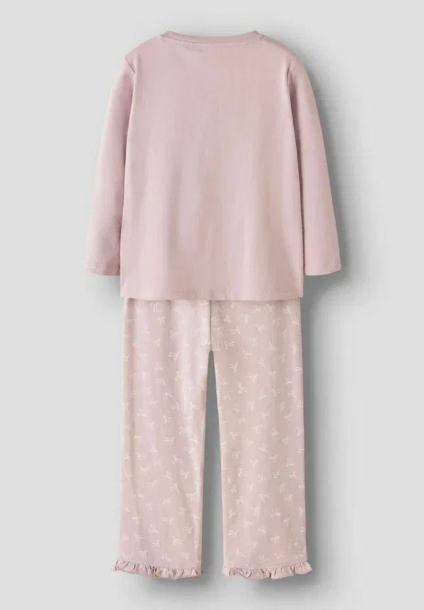 Комплект пижамы с принтом Nightset long sleeved Name It, keepsake lilac, сиреневый/мятный — фото 2