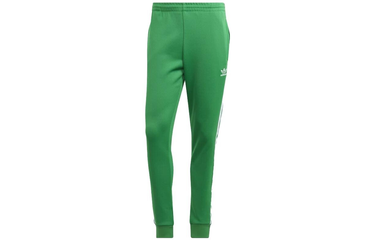 

ADICOLOR Трикотажные спортивные штаны мужские зеленые Adidas Originals, зеленый
