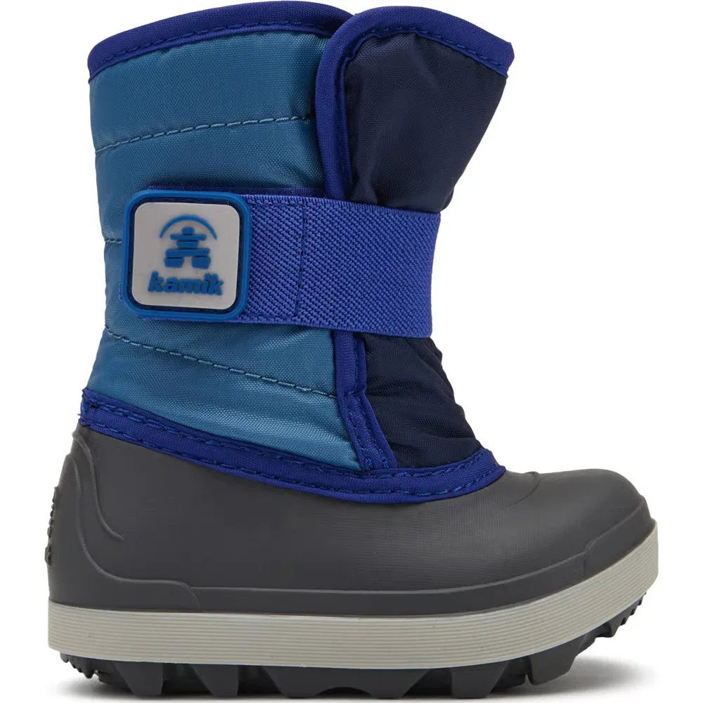 Детские водонепроницаемые зимние ботинки Snowbug 7 для малышей Kamik, Navy/Black — фото 2