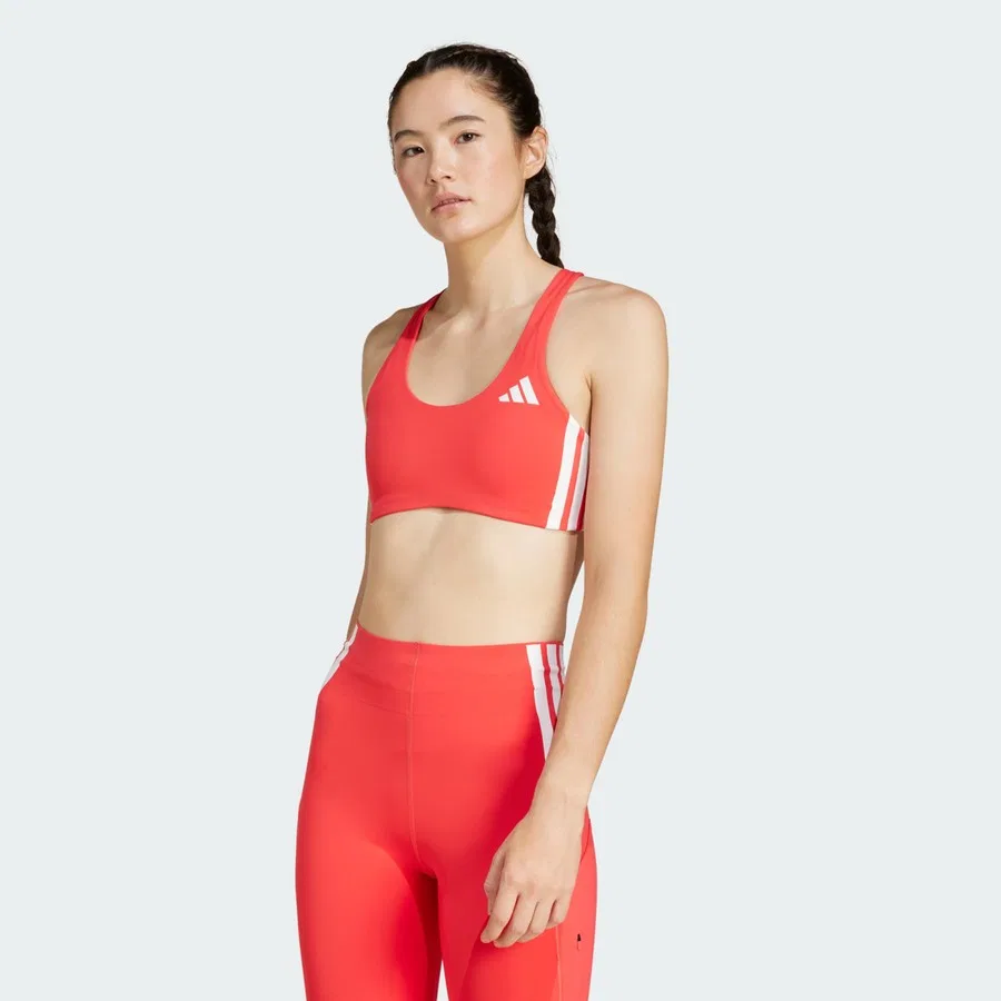 Спортивный бюстгальтер Adidas Performance Adizero Run Medium Support, Красный