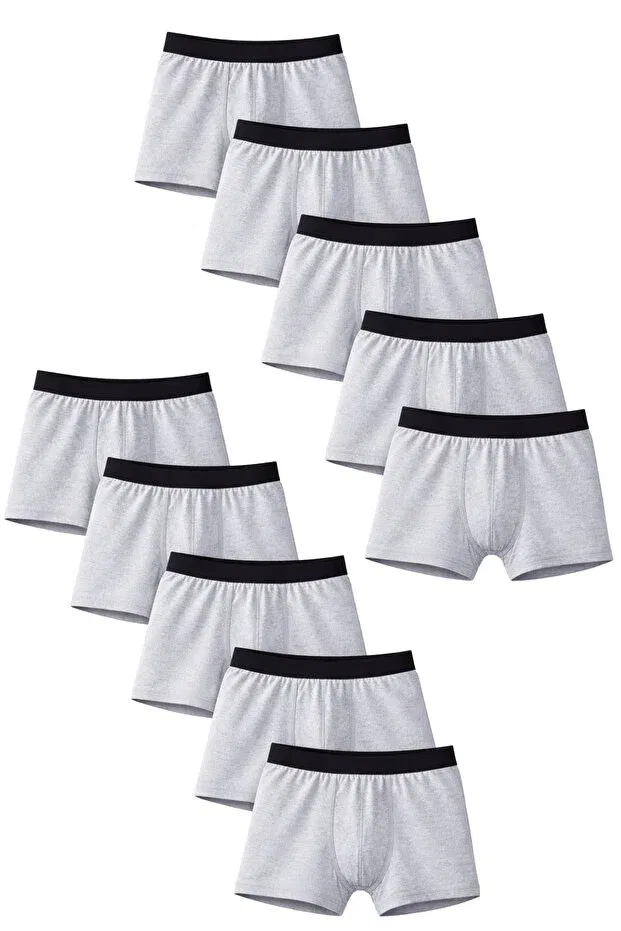 Детские боксеры для мальчиков хлопковые Basics Freemen, Gray-Gray