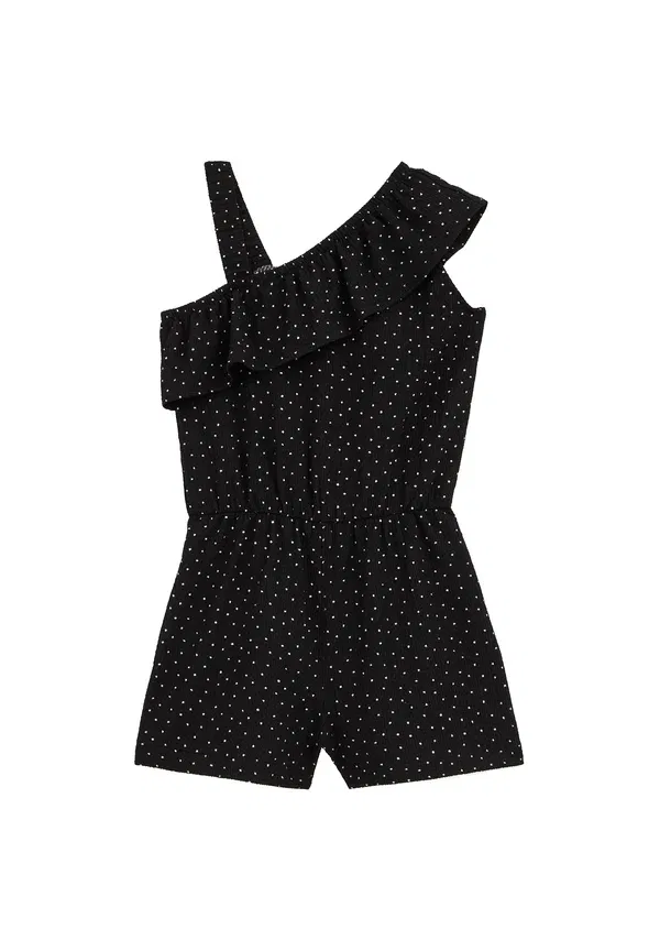 Комбинезон в горошек Jumpsuit We Fashion, черный — фото 4