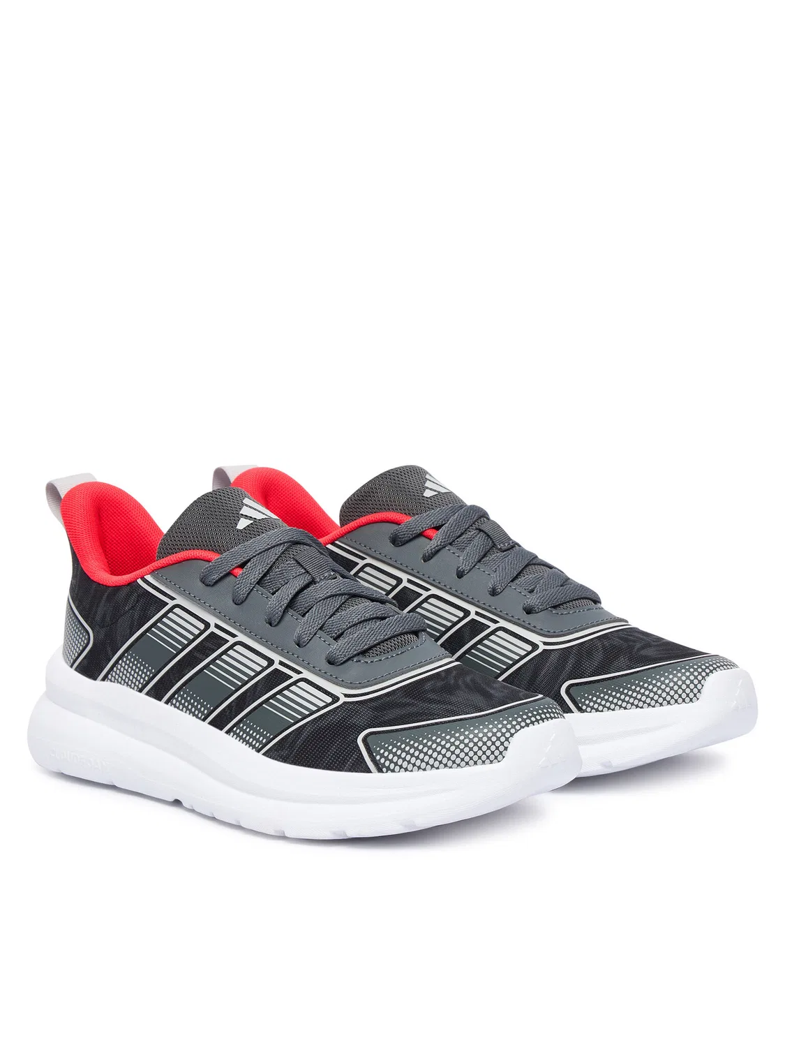 Кроссовки для мальчика Tensaur Run Shoes Junior Adidas, серый — фото 2