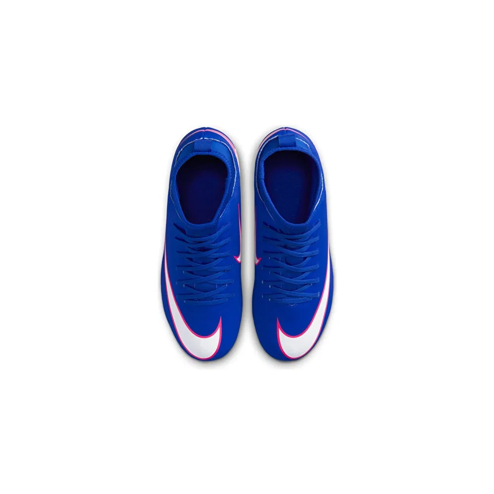 Детские футбольные бутсы Nike Mercurial Superfly 10 Club, Black — фото 4