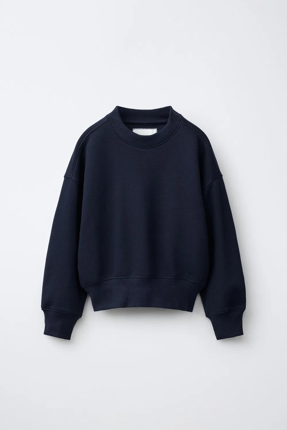 Простая спортивная толстовка ZARA, Navy blue