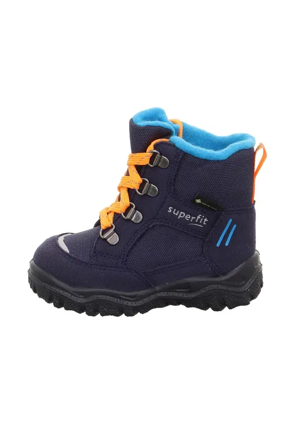 Ботинки с теплой подкладкой Husky1 Superfit, blau/orange, синий/оранжевый