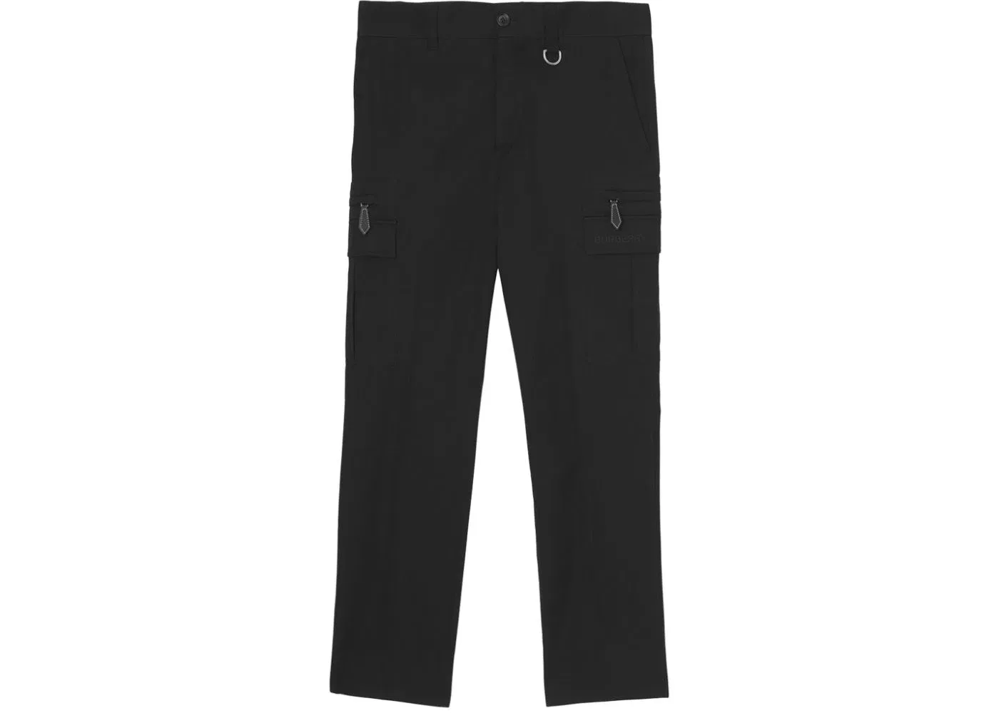 Мужские брюки из габардина Cargo Trousers Burberry, Black