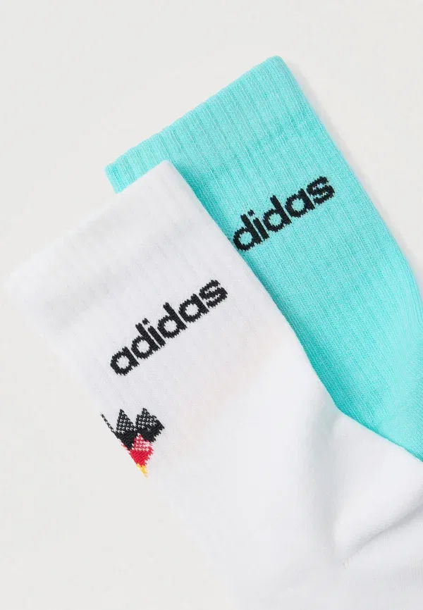 Носки Adidas Performance, белый/черный/бирюзовый — фото 2