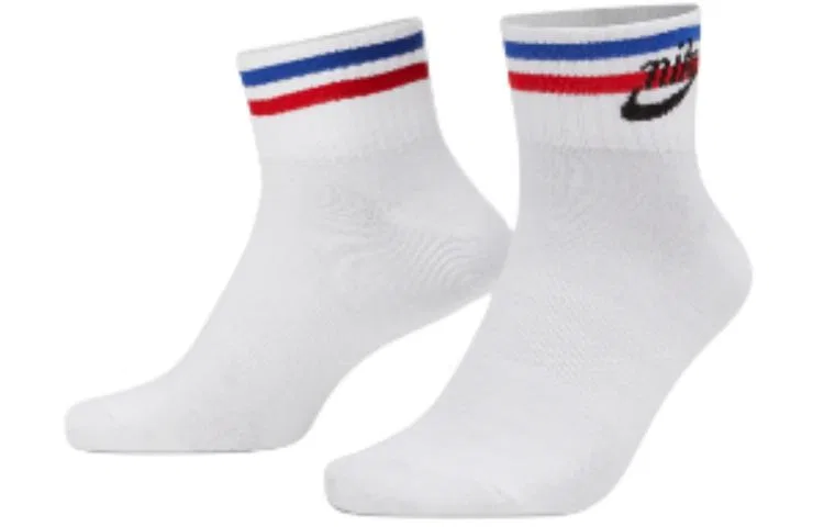 Детские носки-невидимки с логотипом, комплект из 3 пар, Nike, White — фото 4