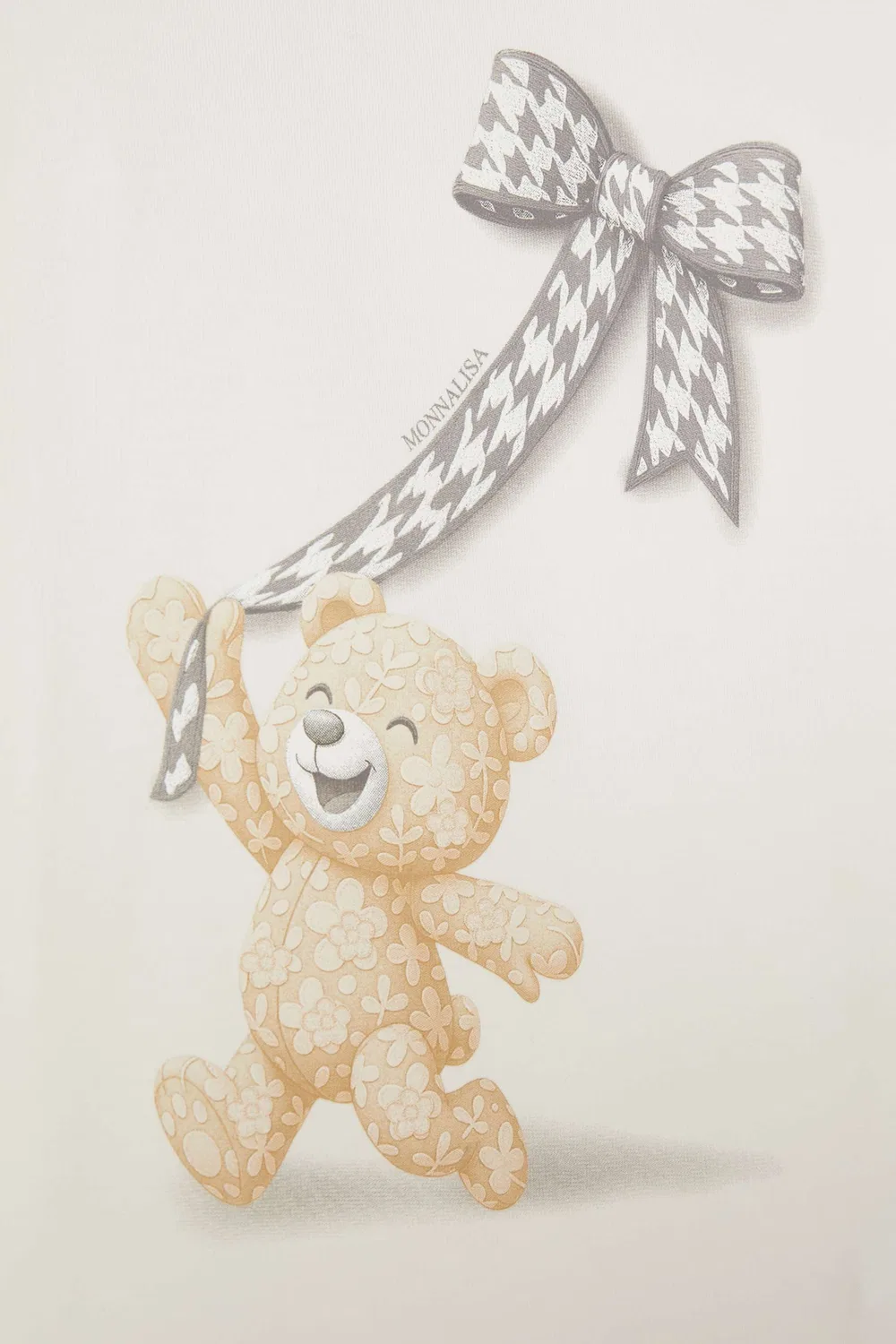 Футболка с принтом Teddy Bow Monnalisa — фото 3