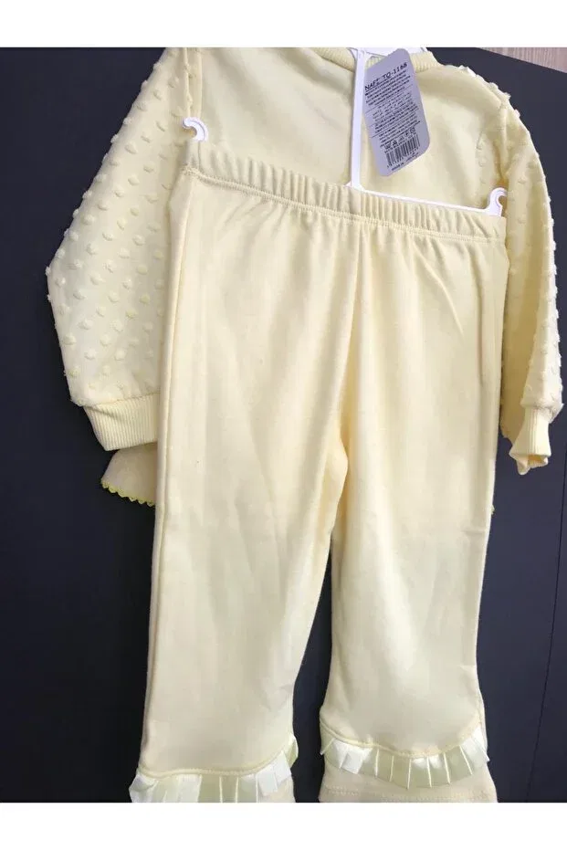 Детский спортивный костюм хлопковый Gülüce Butik, Sarı