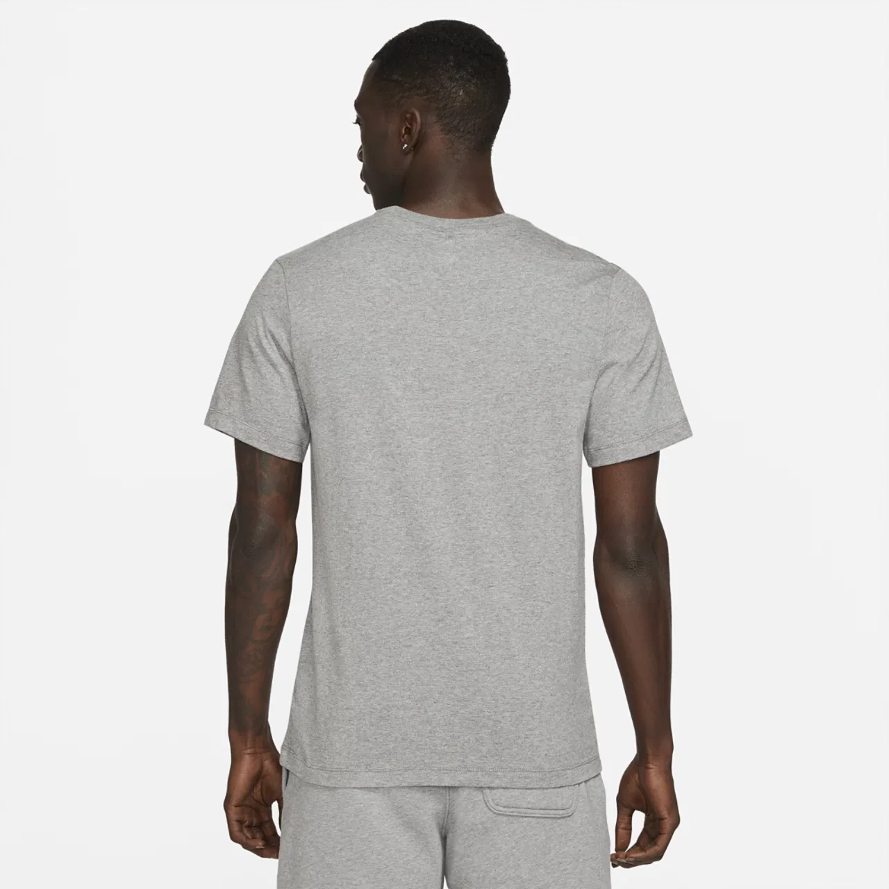 Футболка мужская Jumpman Embroidered Jordan, цвет Carbon Heather/Black — фото 3