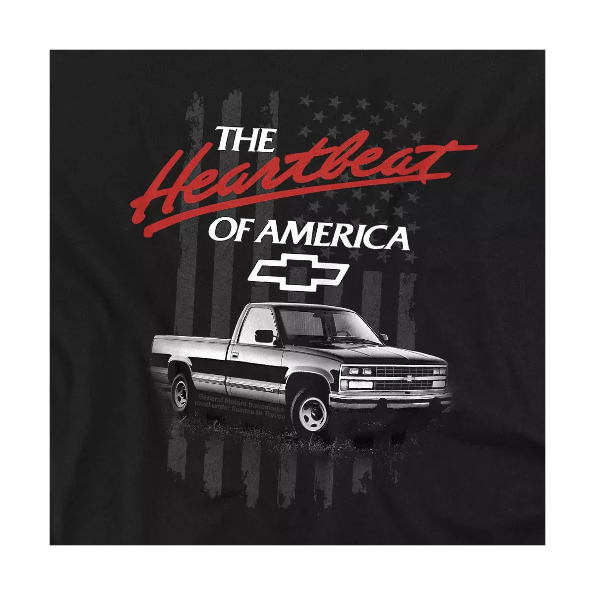 Детское боди с коротким рукавом Heartbeat Of America Chevrolet, Black — фото 2