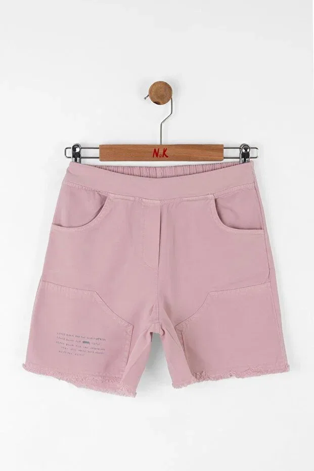 Детские шорты для девочек хлопковые Nk girl's surprise shorts, Generic Brands, Powder — фото 3