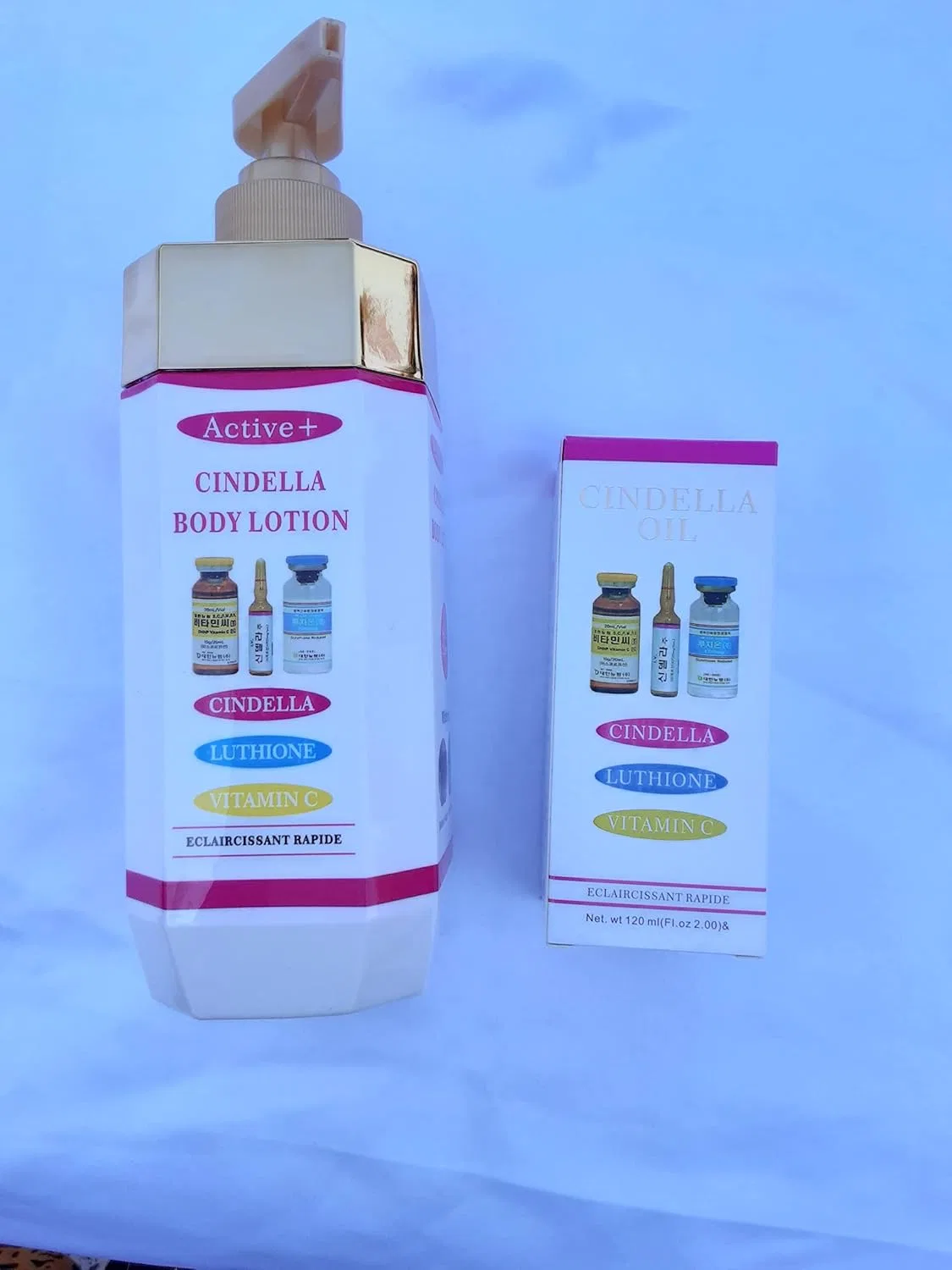 Молочко для тела Cindella Active +, 500 мл и Масло Cindella, 120 мл, OBBBeauté — фото 2