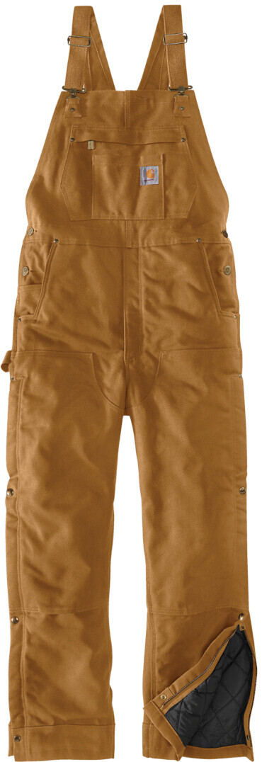 

Штаны Carhartt Firm Duck Insulated BIB, коричневый