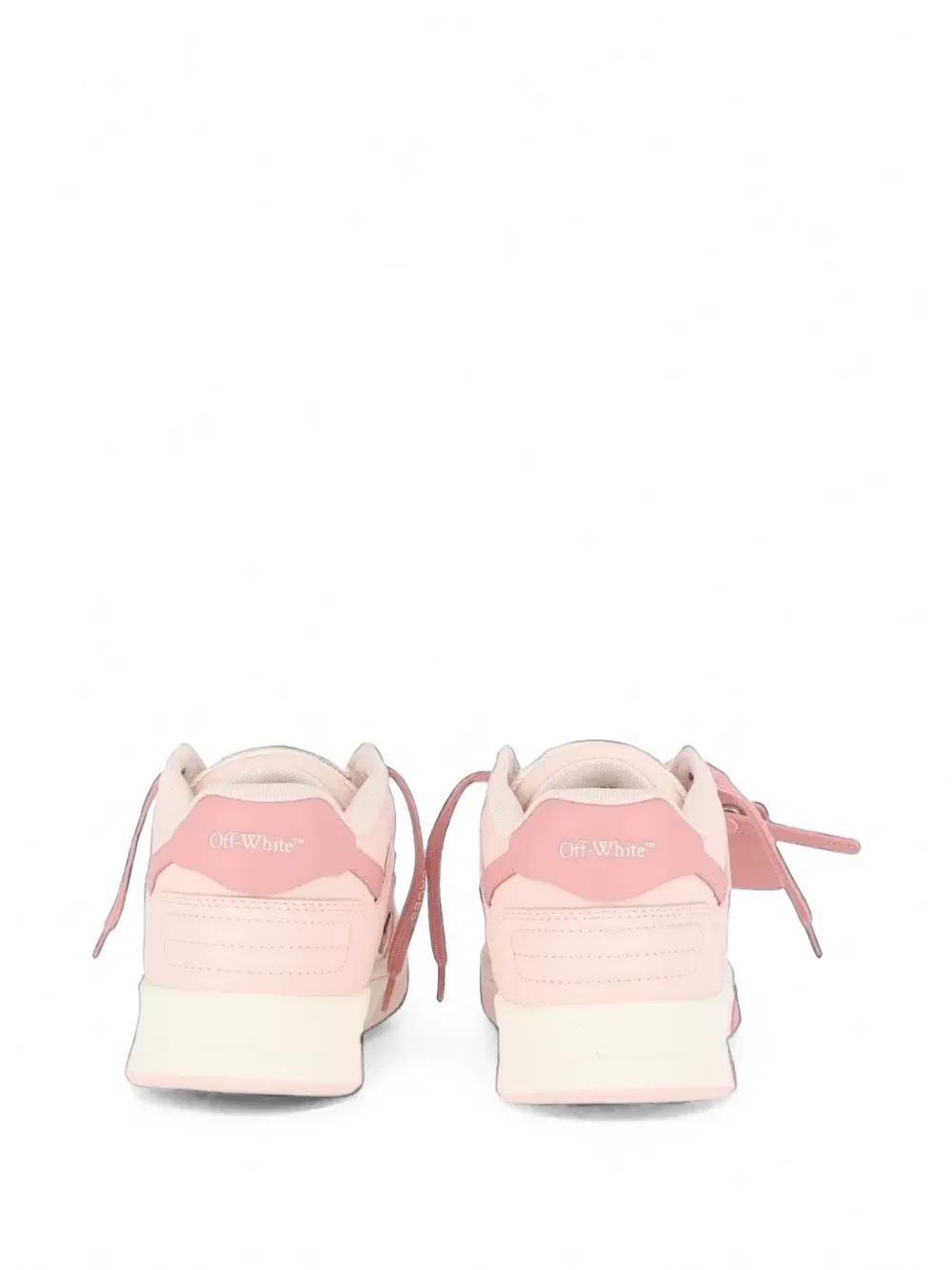 Кроссовки Out Of Office на шнуровке OFF-WHITE, розовый — фото 4