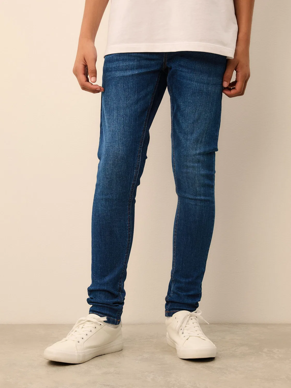 Джинсы суперскинни Fit Stretch Next, синие