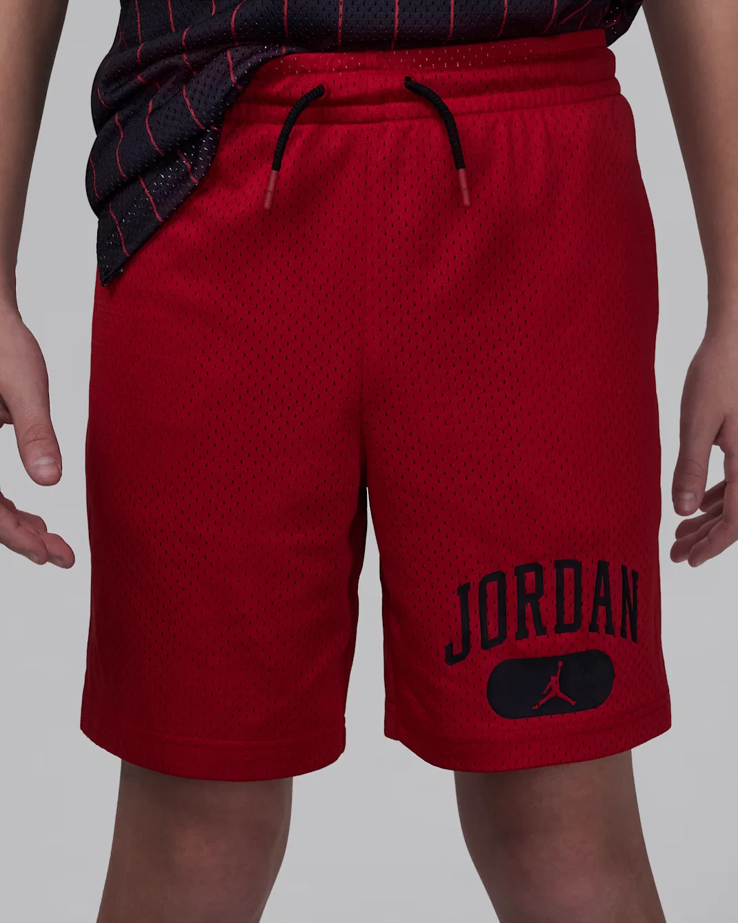 Детские сетчатые спортивные шорты для подростков Jordan, Gym Red — фото 2