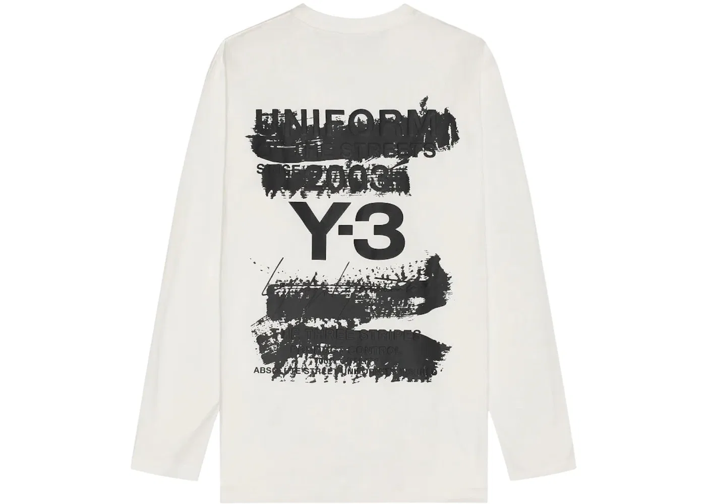 Мужская футболка с длинным рукавом Adidas x Y-3 U GFX L/S Tee, White