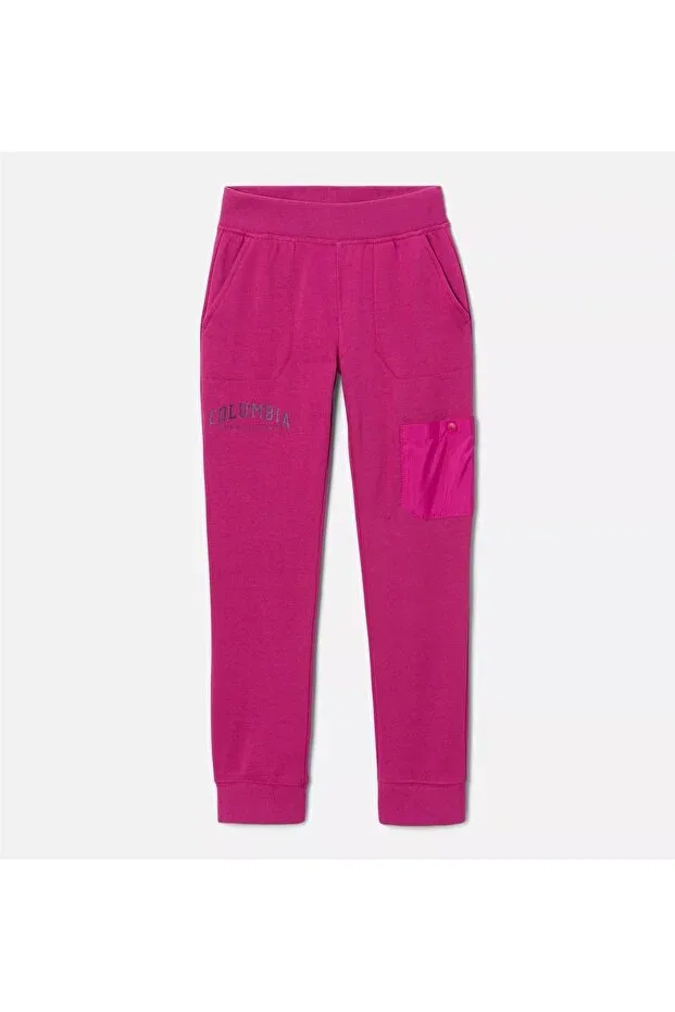 Детские спортивные штаны для девочек зауженные из денима Columbia, Purple
