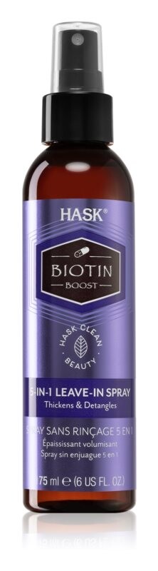 

Несмываемый спрей для укрепления волос HASK Biotin Boost