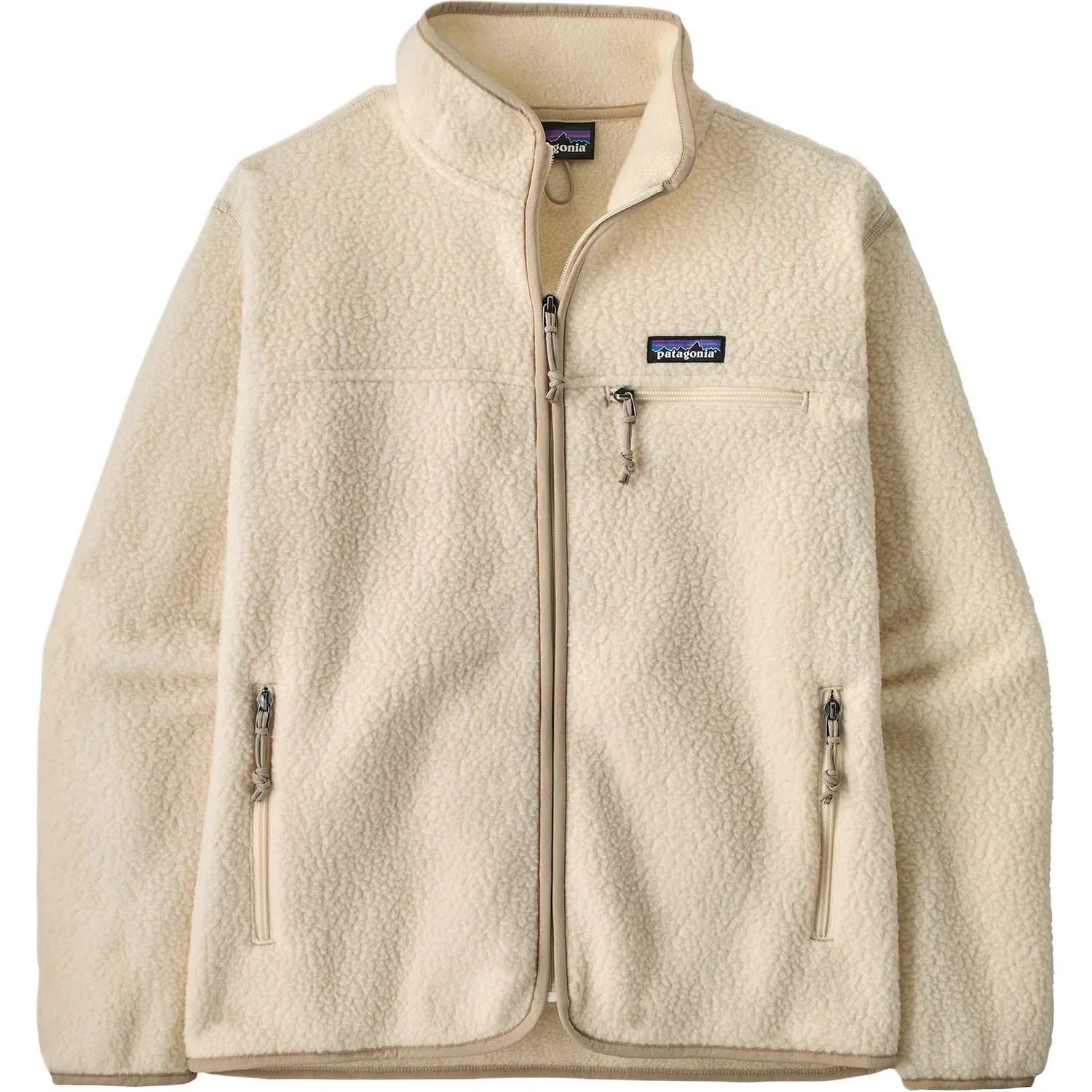 Женский флисовый топ с воротником-стойкой Retro Pile Patagonia, Natural/NAT