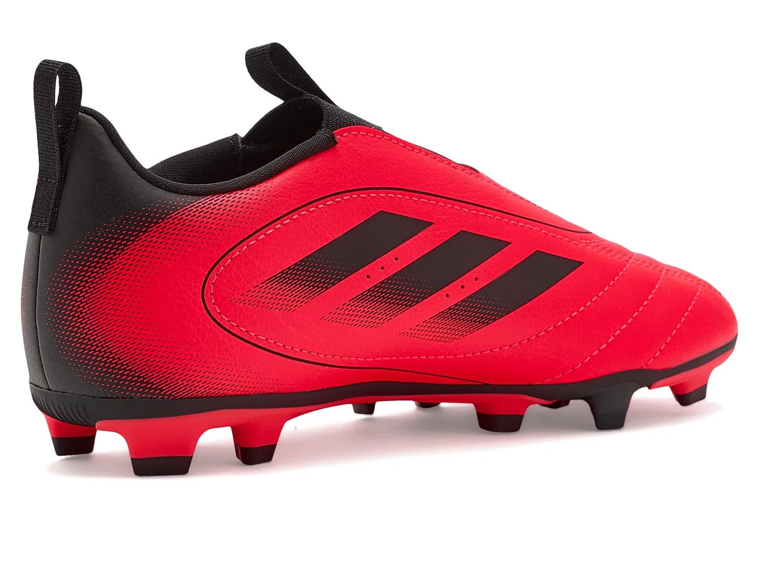 Бутсы Goletto Ix Laceless Firm Ground/Multi Ground Football (для малышей, маленьких и больших детей) Adidas Kids, Solar Turbo/Core Black/Core Black — фото 4