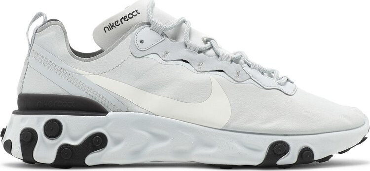 

Кроссовки Nike React Element 55 'Pure Platinum Thunder Grey', белый