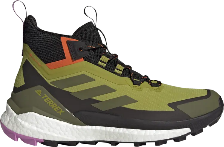 

Ботинки Adidas Terrex Free Hiker 2 GORE-TEX 'Pulse Olive', зеленый