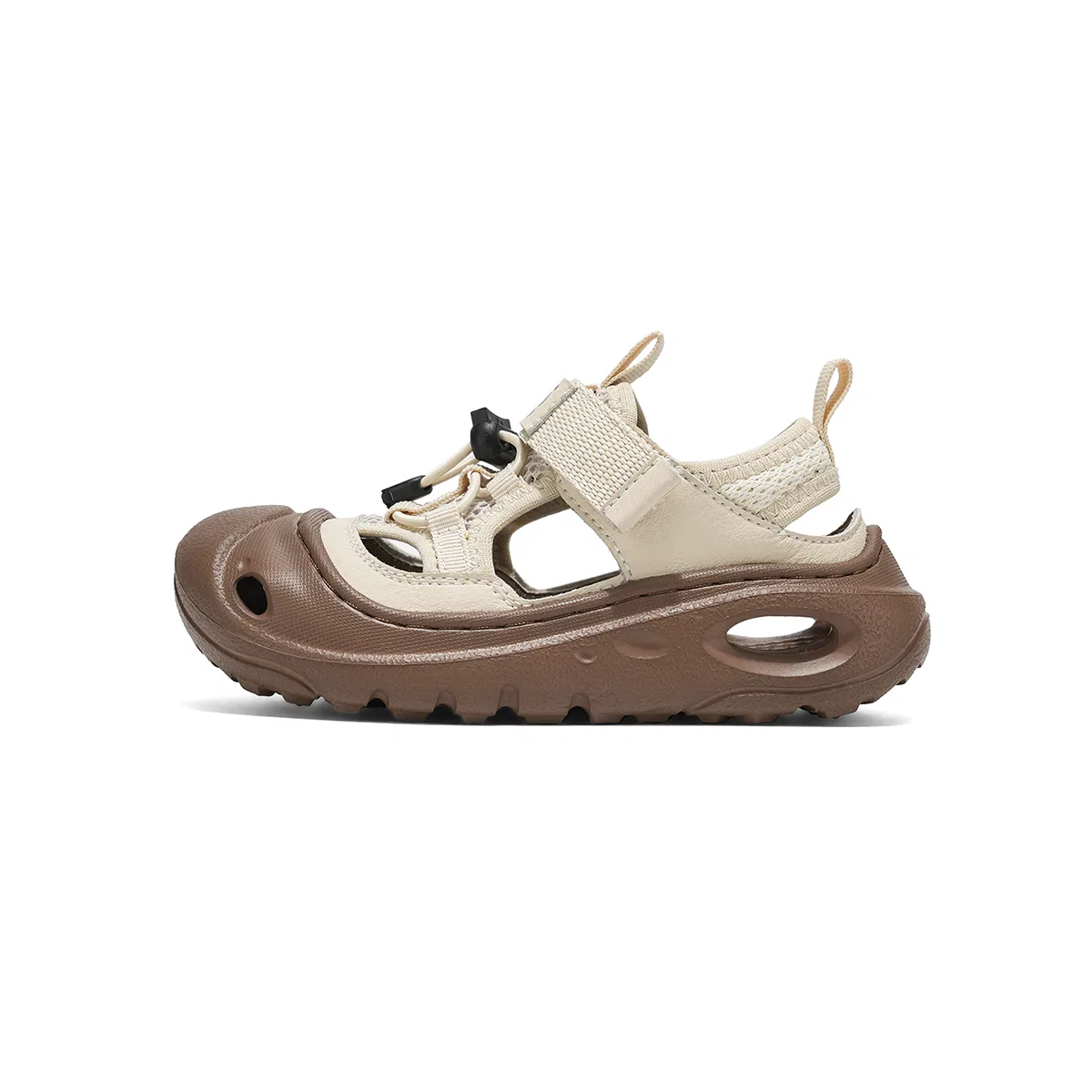 Детские сандалии с низким верхом, дышащие, из синтетической кожи, Lee, Beige Brown