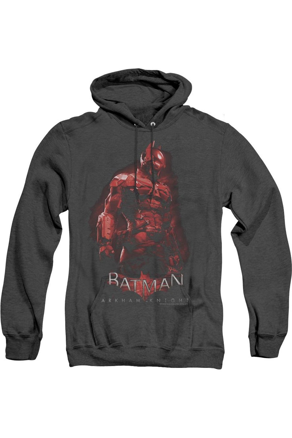 

Batman Arkham Knight Knight Adult Heather Hoodie / Толстовка с капюшоном Gildan, черный