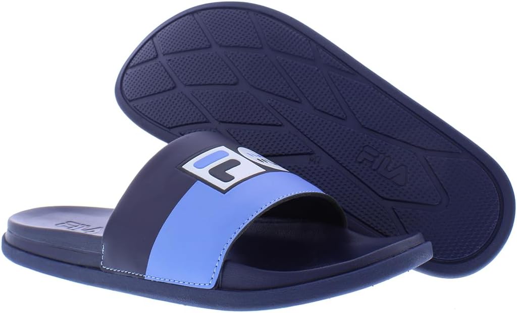 Мужские сандалии Fila Drifter Lux PatchworkSlide, Navy/Marina/Gardenia — фото 2