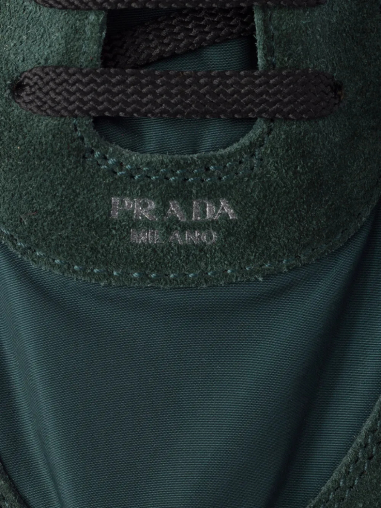 Кроссовки Collapse Re-Nylon Prada, зеленый — фото 4