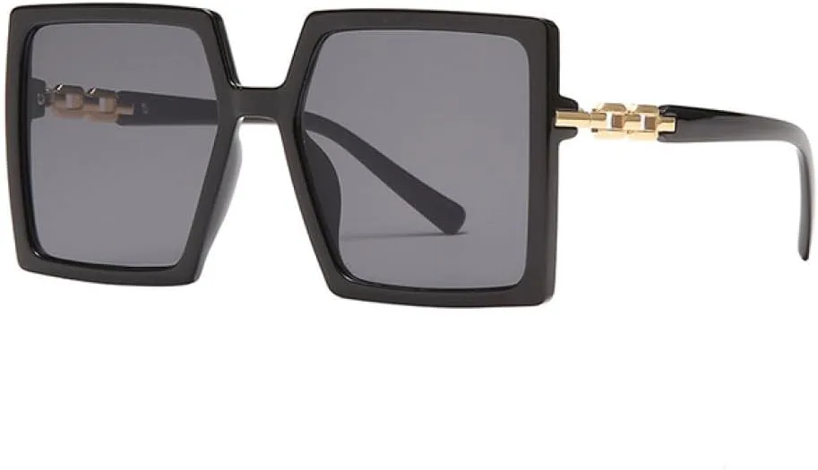 

Квадратные солнцезащитные очки для женщин, винтажные очки для мужчин в крупной оправе, ретро-очки для рыбалки и вождения, защита от УФ-излучения UV400 MTZJH, C1