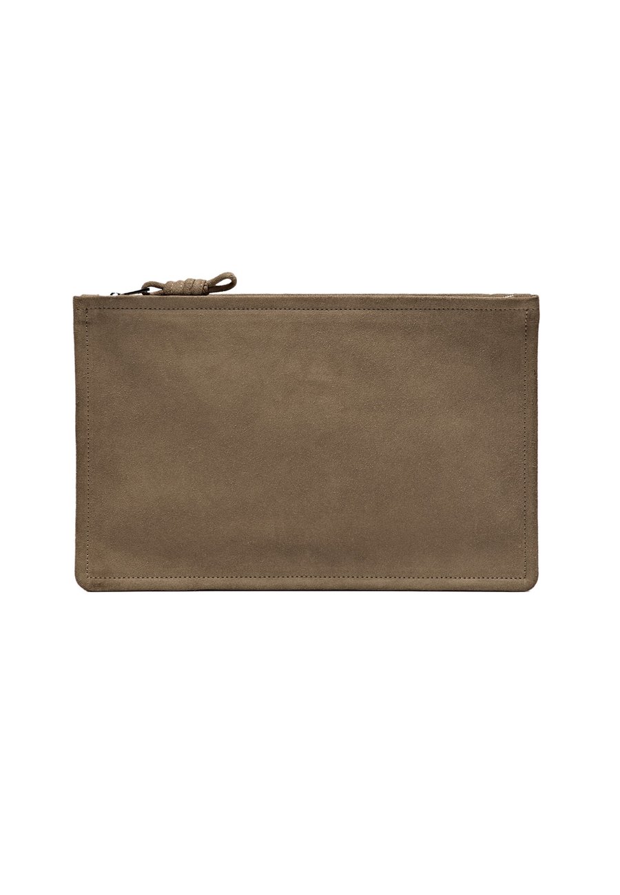 

Кошелек Massimo Dutti SMALL SPLIT POUCH WITH KNOT , Sand