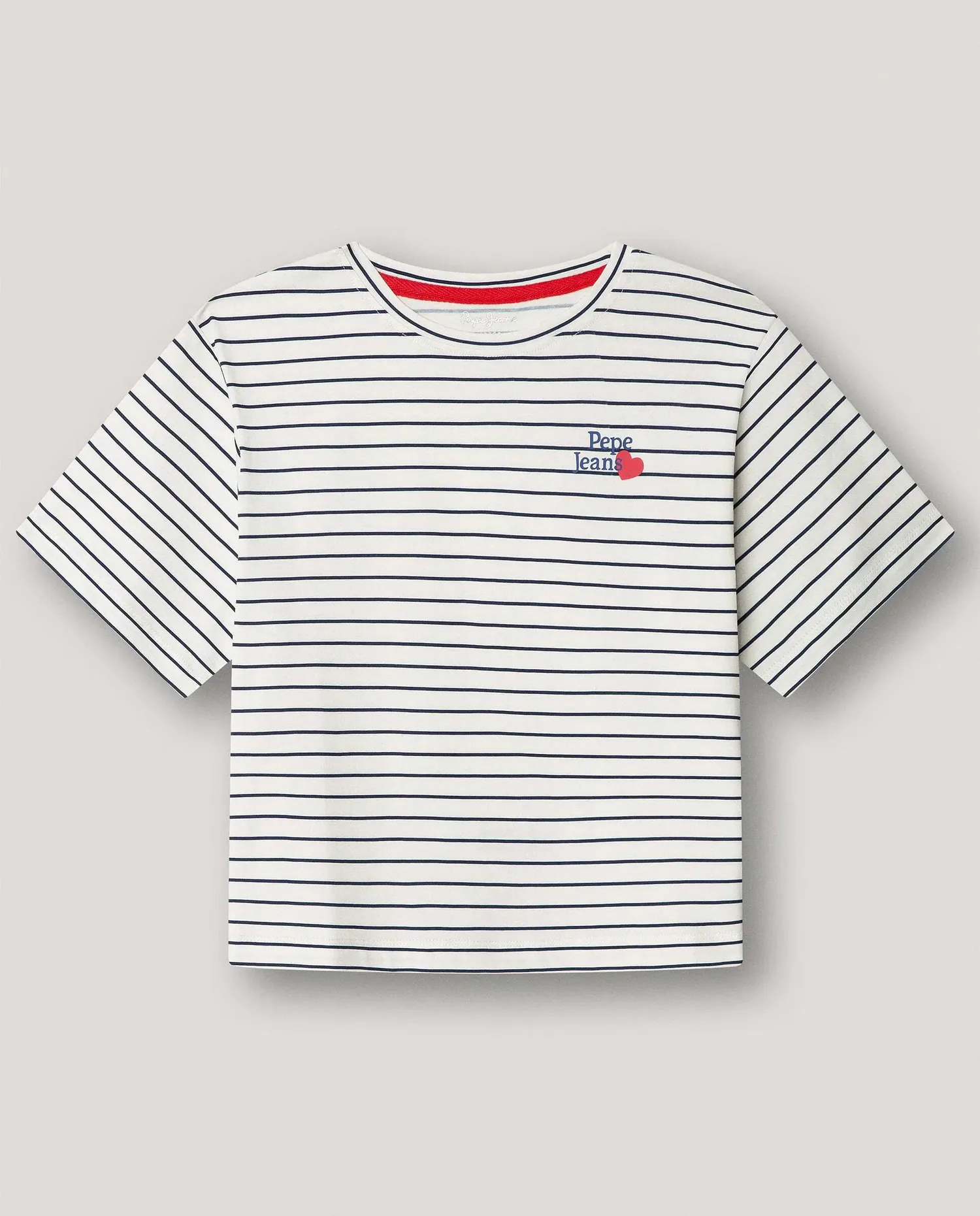 Детская футболка в полоску Геррудис Pepe Jeans, мультиколор