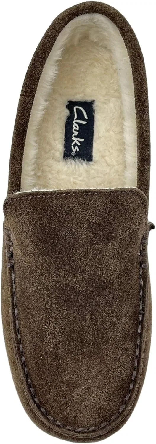 Тапочки Clarks, на меху, коричневые — фото 3
