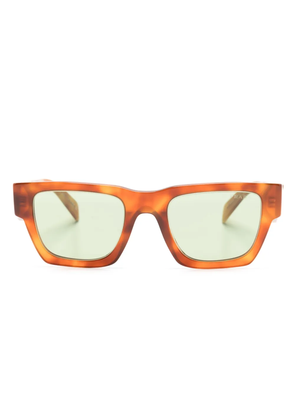 

Солнцезащитные очки Symbole в прямоугольной оправе Prada Eyewear, коричневый