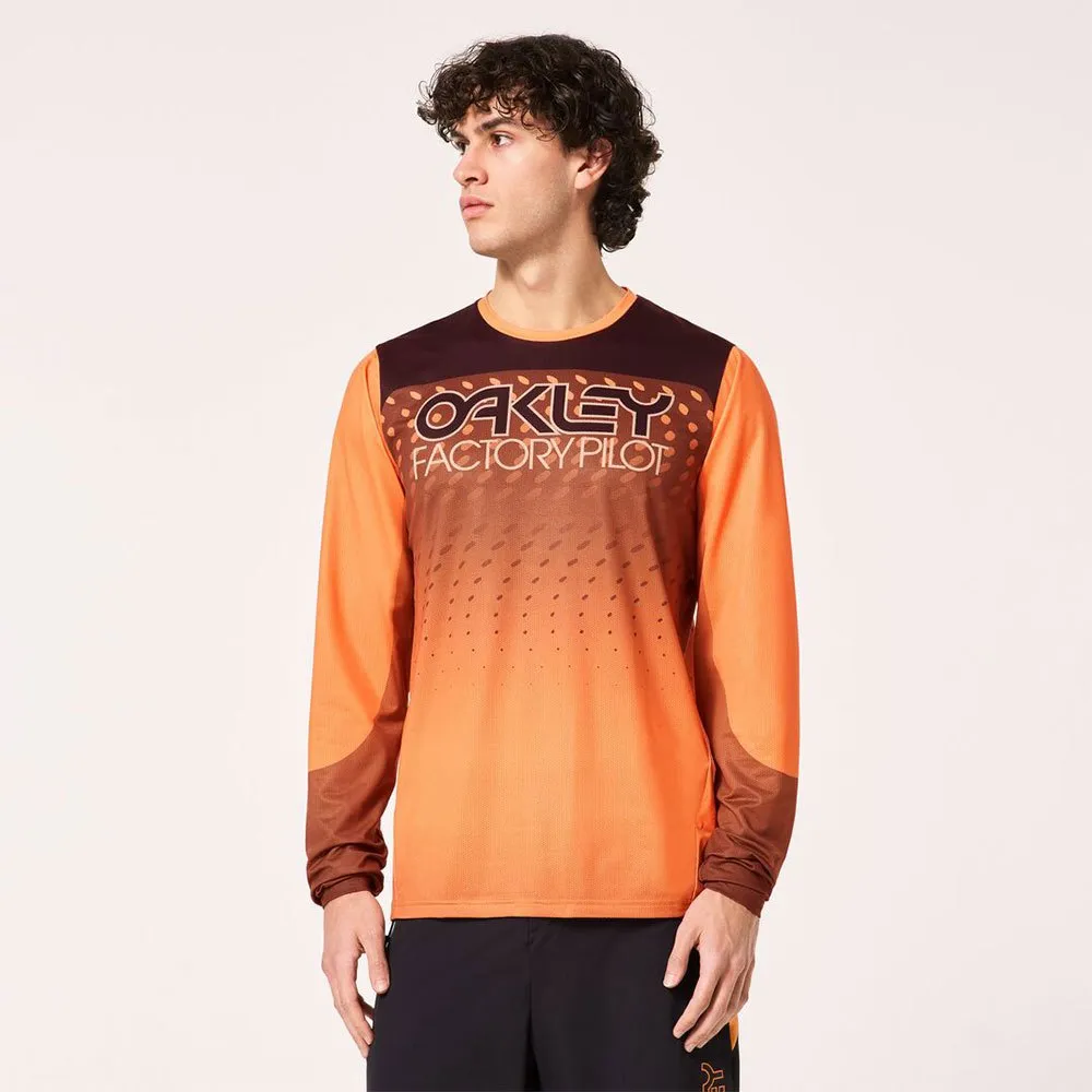 

Джерси с длинным рукавом Oakley Seeker Gradient, оранжевый