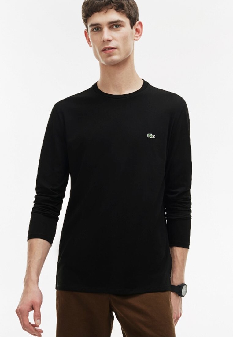 

Футболка с длинным рукавом Th6712 Lacoste, черный