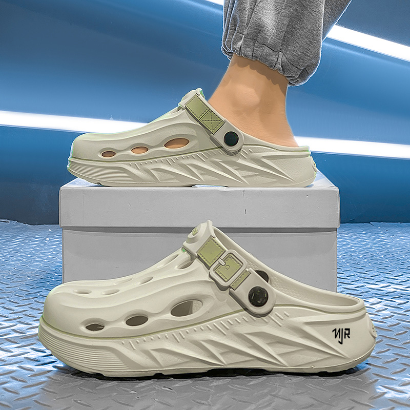 NANJIREN Клоги мужские светло-зеленые, цвет Light Green — фото 2