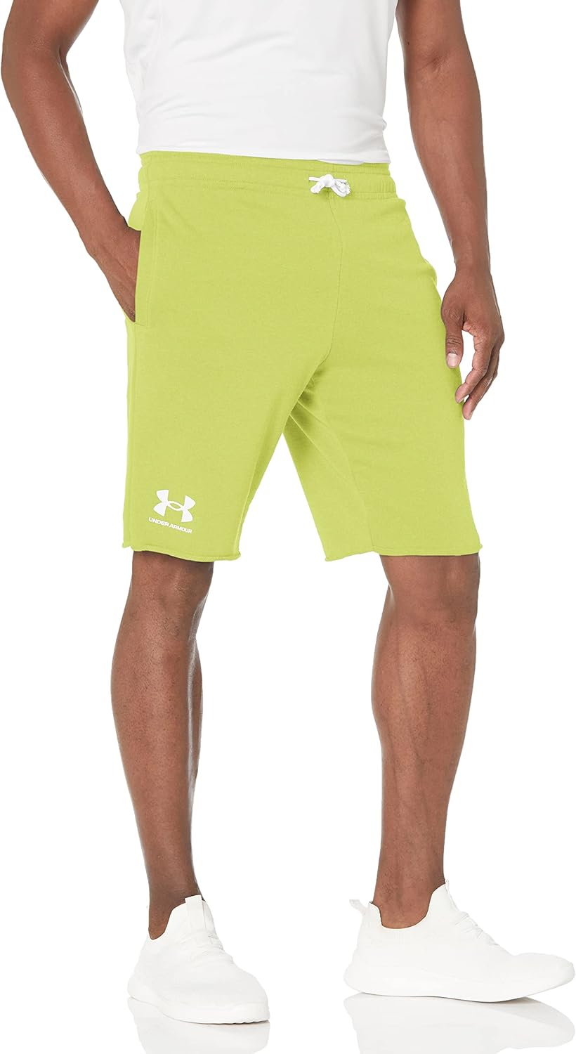 

Under Armour мужские шорты Rival Terry, (300) Zombie Green/Onyx White
