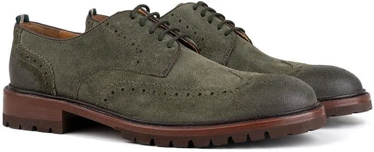 Мужские туфли Astor Lug Sole с крыльями MILWAUKEE BOOT CO., темно-коричневый — фото 3