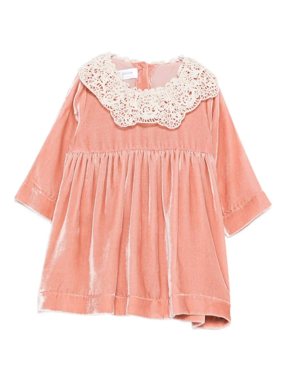 

Платье с кружевным воротником Jesurum Baby, розовый